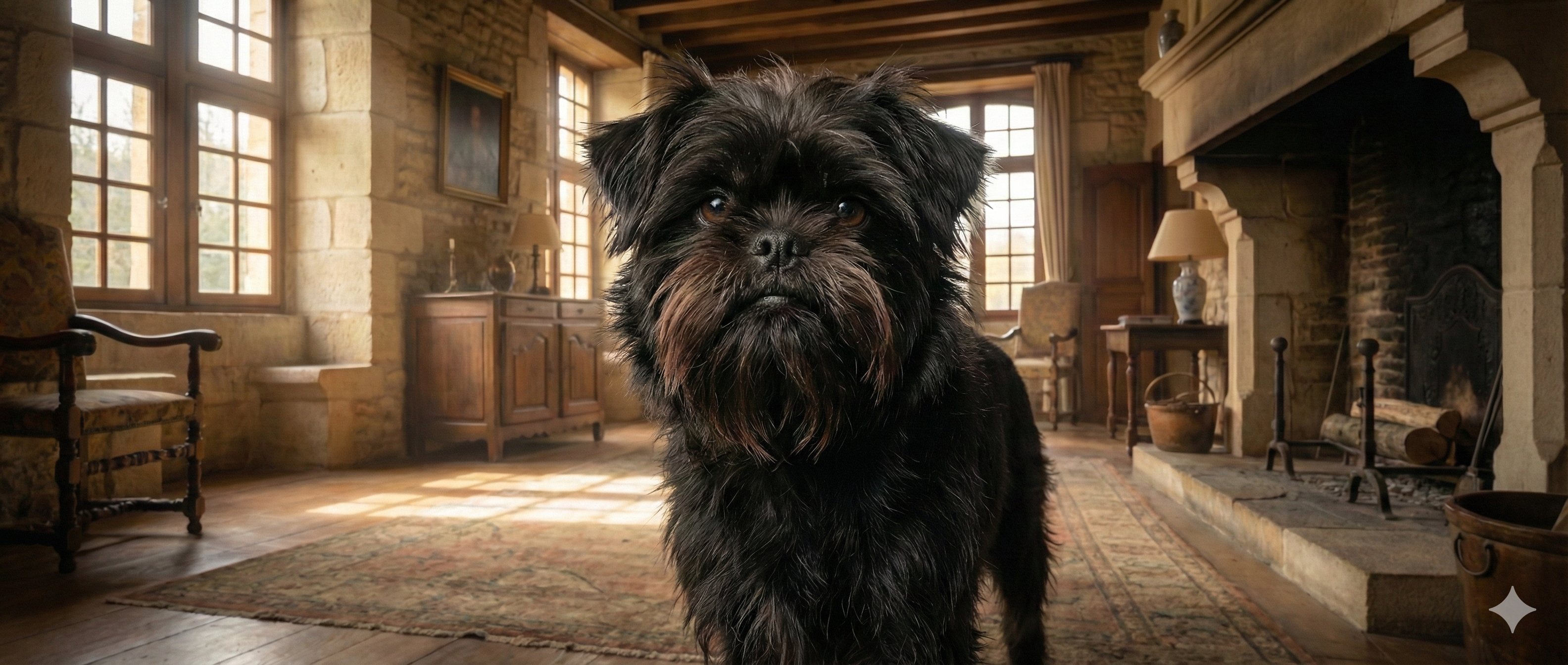 堂々とした佇まいのアーフェンピンシャー