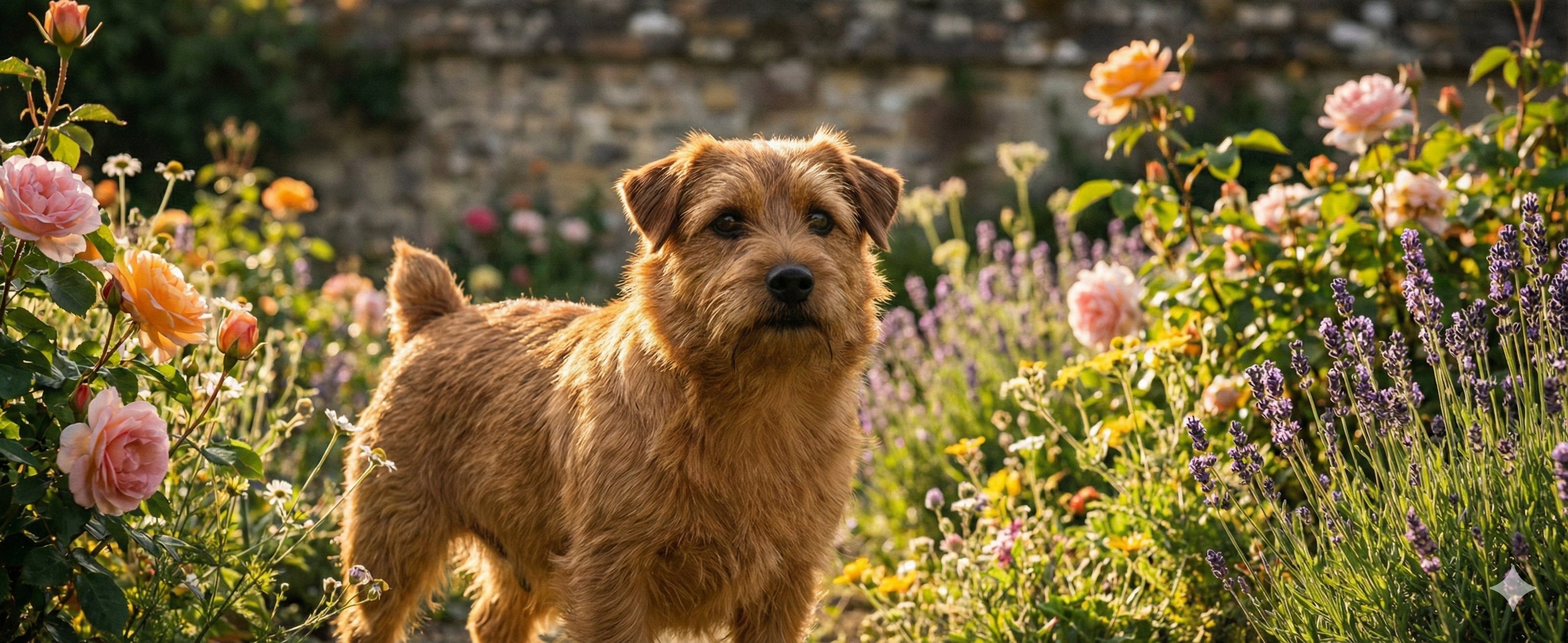 元気いっぱいのノーフォーク・テリア